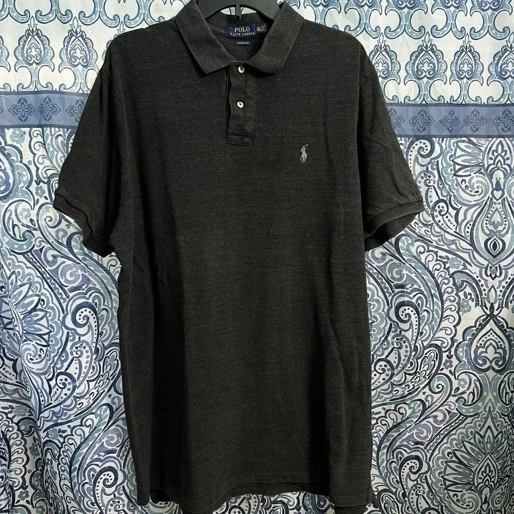 Lot Of 2 Polo Ralph Lauren Polo Shirt Mens 2XL Classic Fit Short Sleeve Pony
